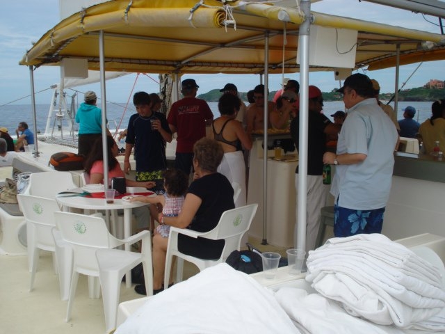 Comida en el barco